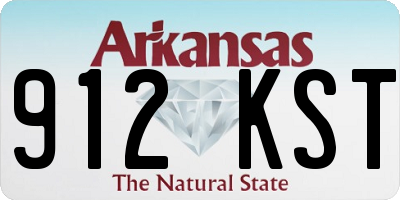 AR license plate 912KST