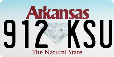 AR license plate 912KSU