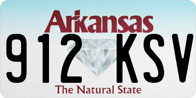 AR license plate 912KSV