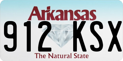 AR license plate 912KSX