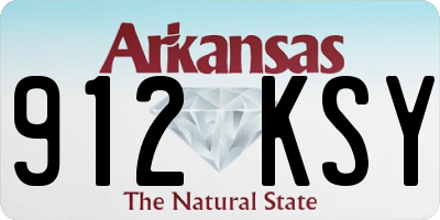 AR license plate 912KSY