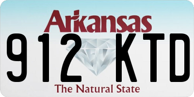 AR license plate 912KTD