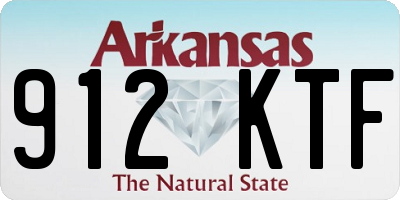 AR license plate 912KTF