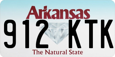 AR license plate 912KTK