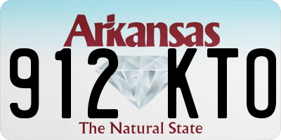AR license plate 912KTO