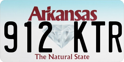 AR license plate 912KTR