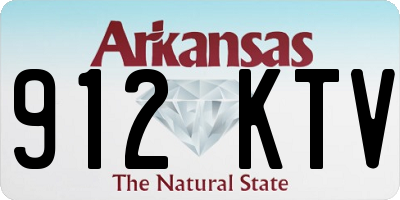 AR license plate 912KTV