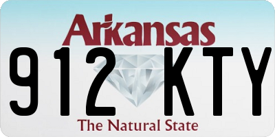 AR license plate 912KTY