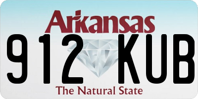 AR license plate 912KUB