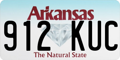 AR license plate 912KUC