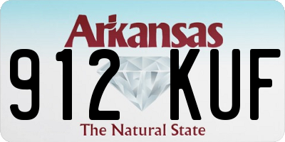 AR license plate 912KUF