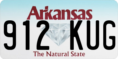 AR license plate 912KUG