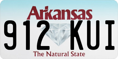 AR license plate 912KUI