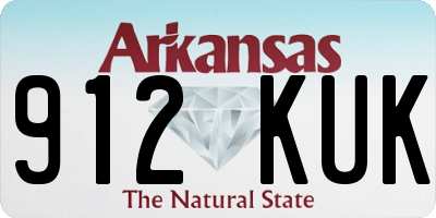 AR license plate 912KUK