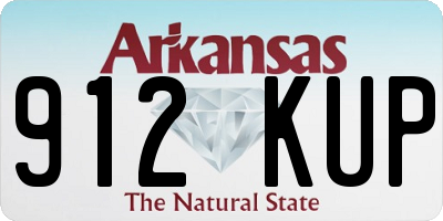 AR license plate 912KUP