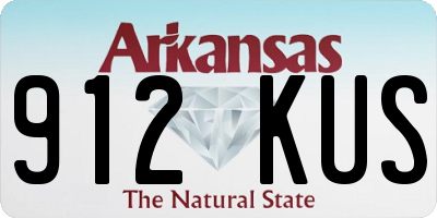 AR license plate 912KUS