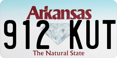 AR license plate 912KUT