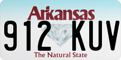 AR license plate 912KUV