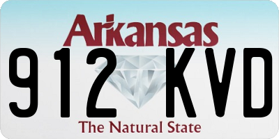AR license plate 912KVD