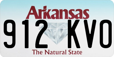 AR license plate 912KVO