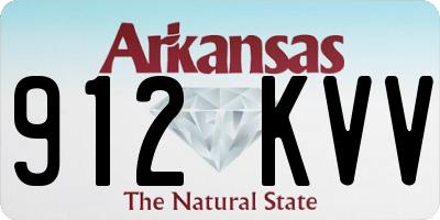AR license plate 912KVV