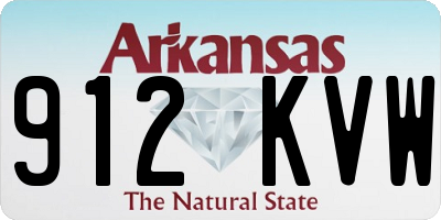 AR license plate 912KVW