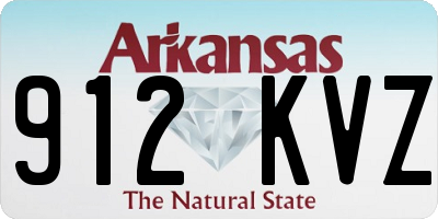 AR license plate 912KVZ