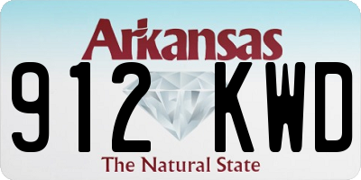 AR license plate 912KWD