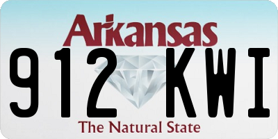 AR license plate 912KWI