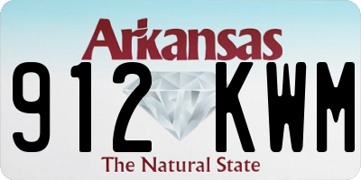 AR license plate 912KWM