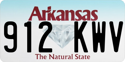 AR license plate 912KWV
