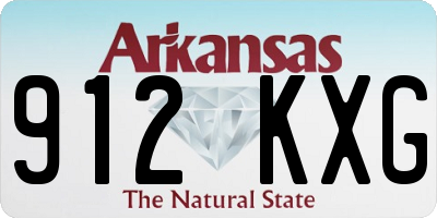 AR license plate 912KXG