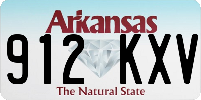 AR license plate 912KXV