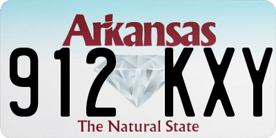 AR license plate 912KXY