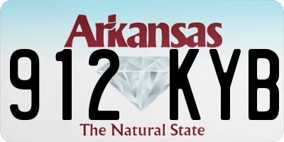 AR license plate 912KYB