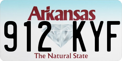 AR license plate 912KYF