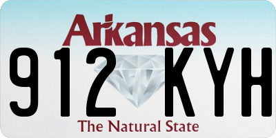 AR license plate 912KYH