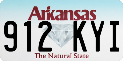 AR license plate 912KYI