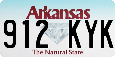 AR license plate 912KYK