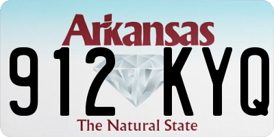 AR license plate 912KYQ