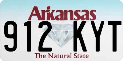 AR license plate 912KYT