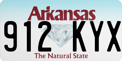 AR license plate 912KYX