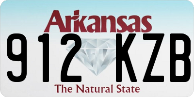 AR license plate 912KZB