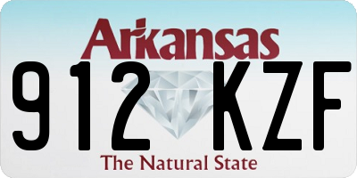 AR license plate 912KZF