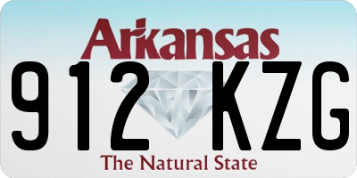 AR license plate 912KZG
