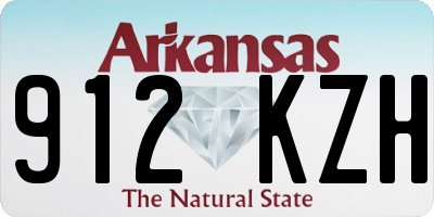 AR license plate 912KZH