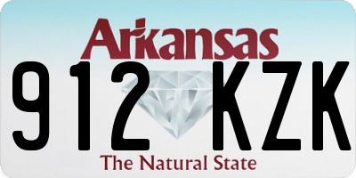 AR license plate 912KZK