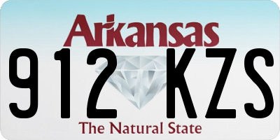 AR license plate 912KZS