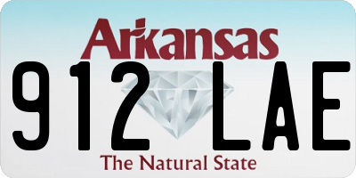 AR license plate 912LAE