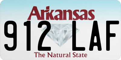 AR license plate 912LAF